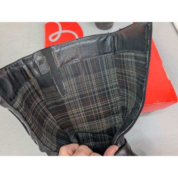 Blondo Canada Viva Black Leather Waterproof Knee High Riding Boots 7.5US w/ Box - Picture 9 of 14